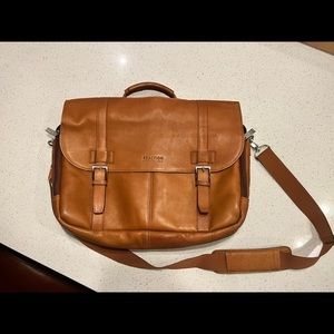 Kenneth Cole leather Satchel computer bag
